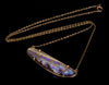 Australian Boulder Opal 14K Gold Necklace C.1970