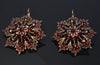 Antique Victorian Bohemian Garnet Earrings C.1890