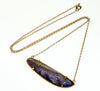 Australian Boulder Opal 14K Gold Necklace C.1970