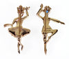 Crown Trifari Alfred Philippe Ballet Dancers Pins Pair Vicki Nicki Book Piece C.1949