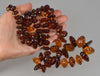 OOAK Baltic Honey Amber Bead Necklace C.1950