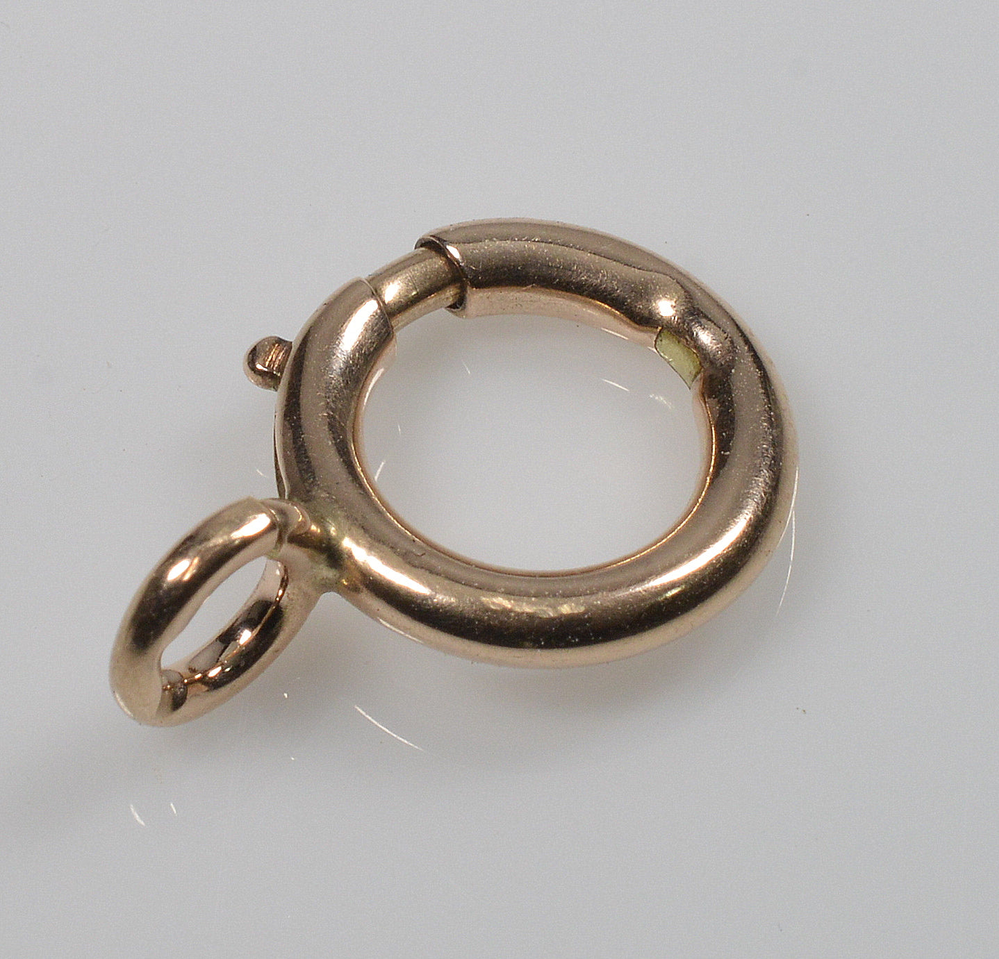Antique Victorian Large 14K Gold Bolt Clasp 0382