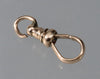 Victorian 10K Gold Dog Clip Clasp For Pocket Watch Albert Chain 0366