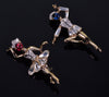 Crown Trifari Alfred Philippe Ballet Dancers Pins Pair Vicki Nicki Book Piece C.1949