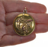 Antique Shakudo Mixed Metal Locket Pendant Japanese Meiji Period C.1880