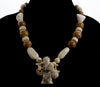 19th Century Japan Geisha Netsuke Bead Necklace 003733