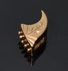 Antique Victorian 14K Gold Pearl Cornucopia Slide Charm For Bracelet 003337