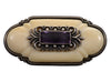 Antique German Jugendstil Gustav Hauber Brooch Amethyst Silver C.1900
