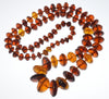 OOAK Baltic Honey Amber Bead Necklace C.1950