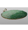 Vintage 14K Gold Carved Jadeite Jade Pendant Signed MONARCH C.1950