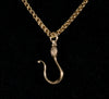 Antique Georgian 10K Gold Large Hook Clasp For Chain Necklace C.1820 003963