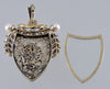 Antique Austro-Hungarian Locket Pendant Diamond Natural Pearls Silver C.1880