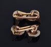 Antique Art Nouveau 14K Gold Diamond Fox Cufflinks C.1900