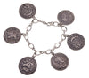 Guglielmo Cini Ancient Coin Sterling Bracelet C.1950