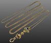 Antique Georgian 10K Gold Hand Fist Necklace Slide Guard Chain C.1820 003961