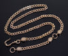 Antique Victorian 10K Gold Fancy Link Necklace Old Dog Clip Clasp C.1860