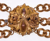 Early Miriam Haskell by Frank Hess Turquoise Glass Necklace C.1940 003565
