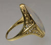 Antique Edwardian Jelly Opal 14K Gold Ring Size 9 3/4 C.1900