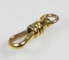 Victorian 10K Yellow Gold Large Dog Clip Clasp No Swivel 0411