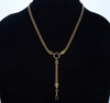 Antique Victorian 10K Gold Enamel Panther Chain Necklace C.1870 003893