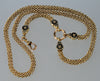 Antique Victorian 10K Gold Enamel Panther Chain Necklace C.1870 003893