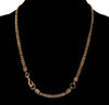 Antique Victorian 10K Gold Fancy Link Necklace Old Dog Clip Clasp C.1860