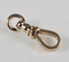 Victorian 10K Gold Large Dog Clip Clasp For Albert Chain 0397