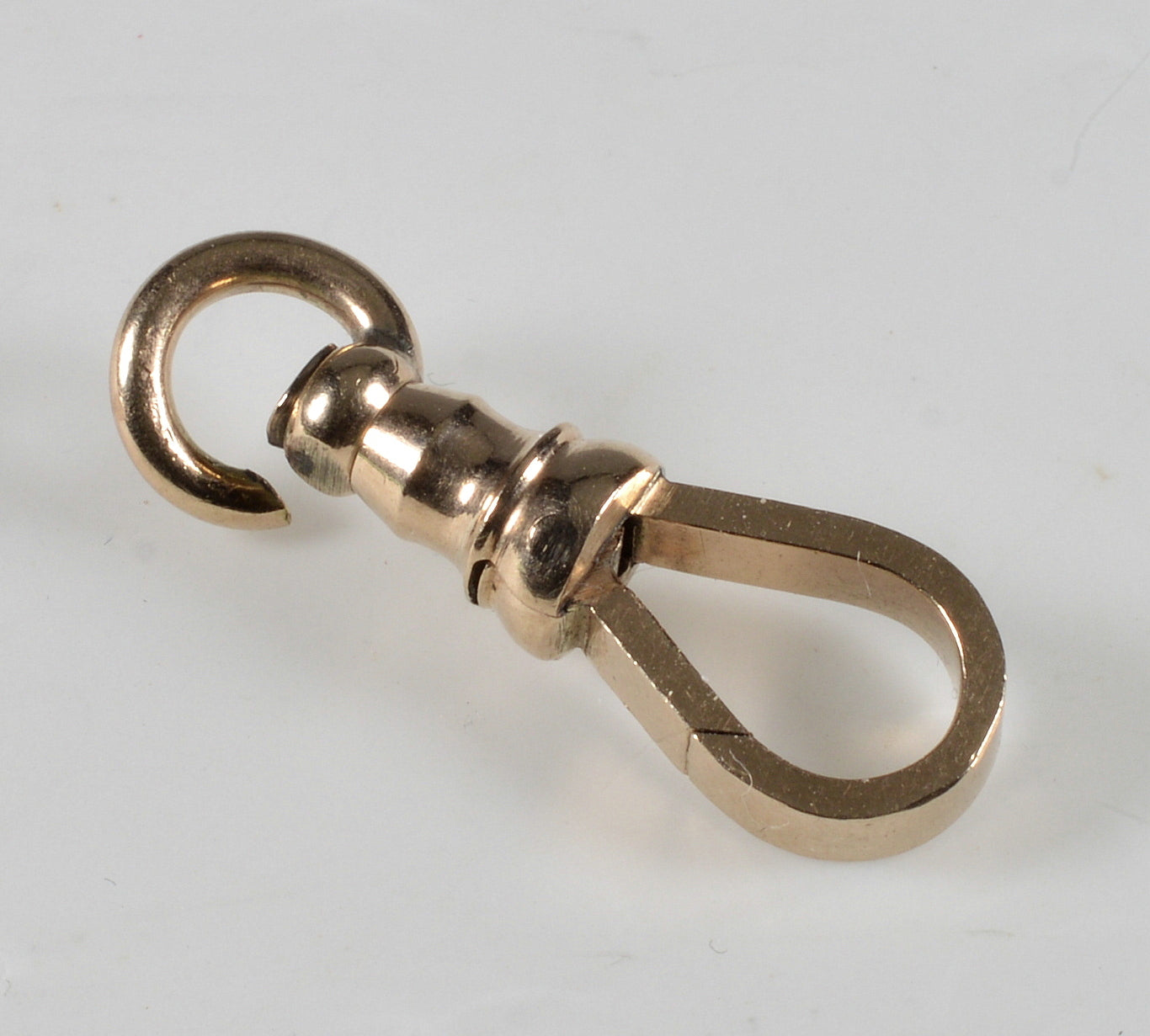Victorian 10K Gold Large Dog Clip Clasp For Albert Chain 0397