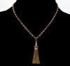 Antique Victorian 14K Gold Tassel Pendant Split Ring C.1890 003734