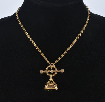 Antique Georgian 10K Gold Seal Watch Fob Charm Pendant C.1820