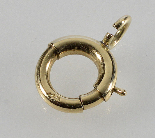 Antique Victorian Large 14K Yellow Gold Bolt Clasp 0383