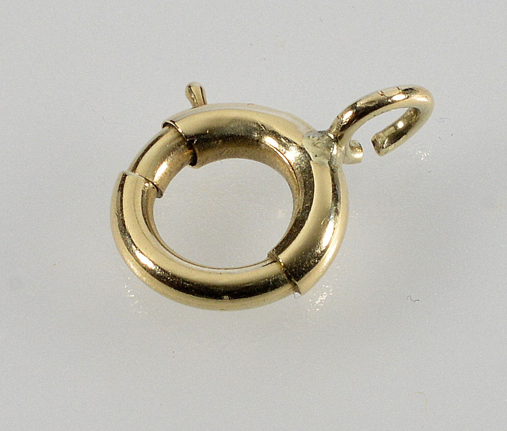 Antique Victorian Large 14K Yellow Gold Bolt Clasp 0383