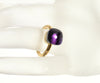 Pomellato Nudo 18K Gold Amethyst Italy Ring Size 6
