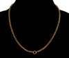 Antique Victorian 14K Gold Fancy Link Chain Necklace C.1890 003657