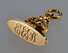 Antique Art Nouveau 14K Gold Seal Fob C.1900 003802