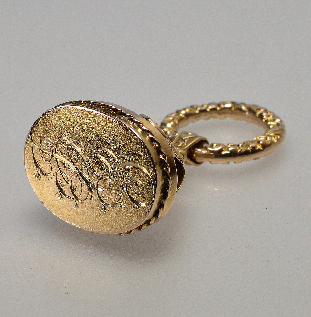 Antique Georgian 10K Gold Seal Watch Fob Charm Pendant C.1820