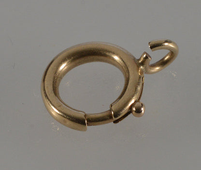 Antique Victorian Large 14K Gold Bolt Clasp 0384