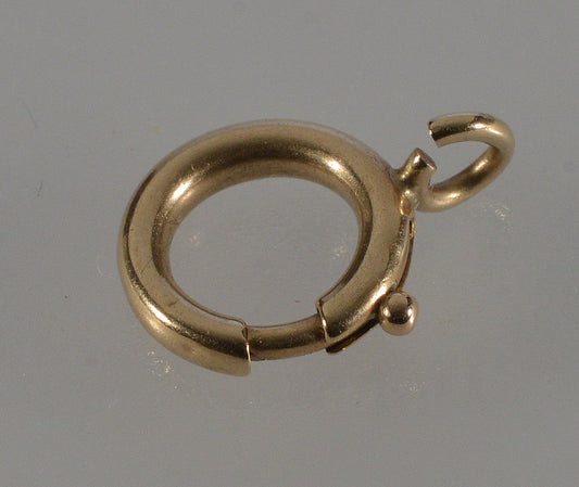 Antique Victorian Large 14K Gold Bolt Clasp 0384