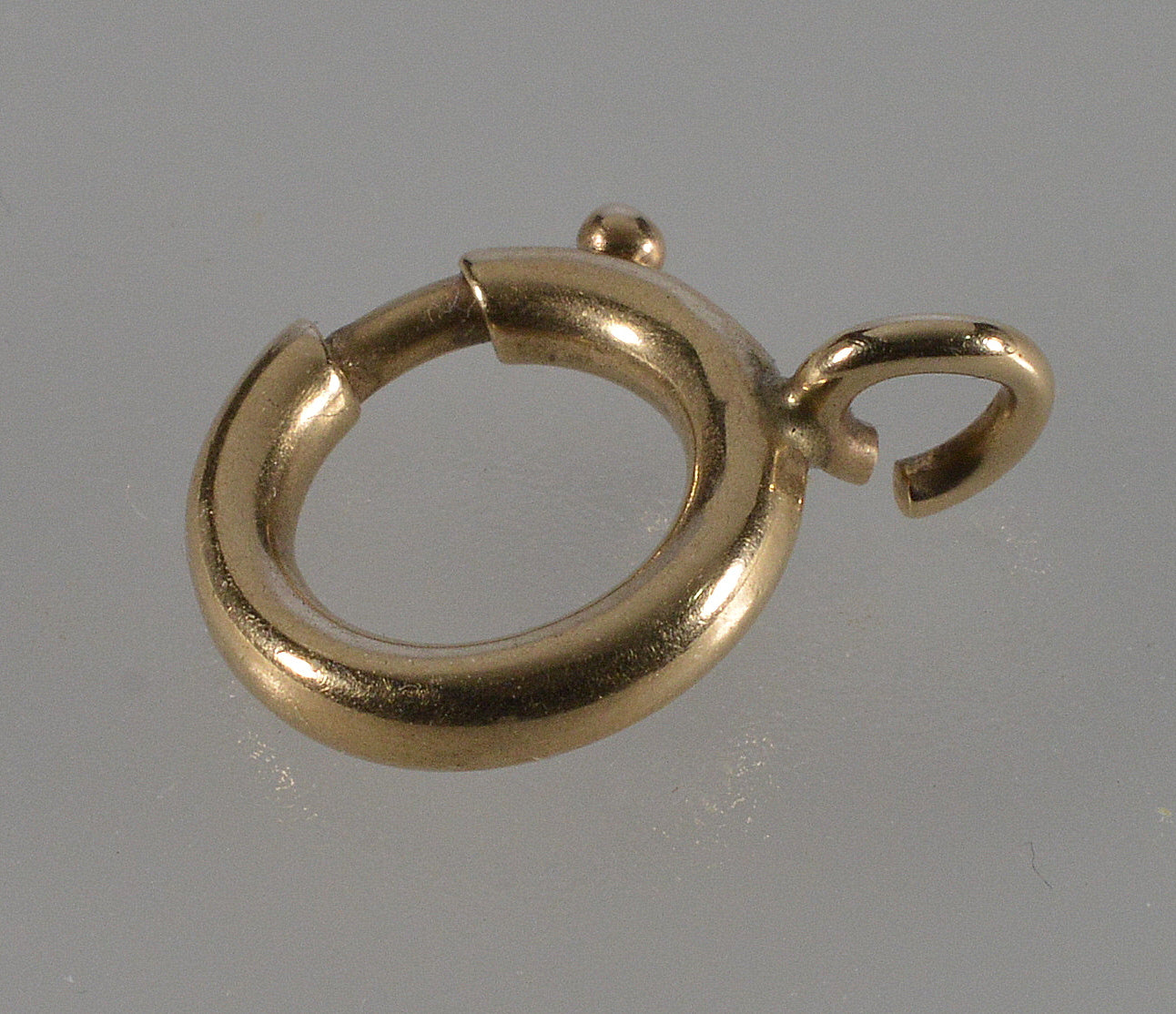 Antique Victorian Large 14K Gold Bolt Clasp 0384