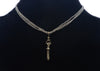 Antique Georgian 14K Gold Over Sterling Hand Fist Pendant Enhancer C.1820