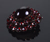 Antique Victorian Bohemian Garnet Brooch Pin C.1830