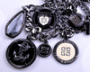 Givenchy Houte Couture Signature Necklace Gunmetal Nautical C.1980