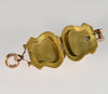 Antique Victorian 9K Gold Purse Locket Pendant C.1880 002880