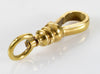 Antique 18K Gold Extra Large Dog Clip Clasp For Pocket Watch Albert Chain 0318