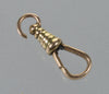 Victorian 10K Yellow Gold Dog Clip Clasp For Pocket Watch Albert Chain 0300