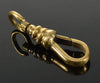 Antique 18K Gold Extra Large Dog Clip Clasp For Pocket Watch Albert Chain 0318