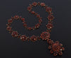 Antique Victorian Bohemian Garnet GF Necklace Locket C.1890