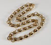Antique Victorian 10K Gold Fancy Link Chain Necklace C.1890 003175