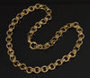 Antique Victorian 10K Gold Fancy Link Chain Necklace C.1890 003175
