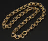 Antique Victorian 10K Gold Fancy Link Chain Necklace C.1890 003175